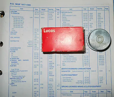 NOS Lucas Ignition Switch 39921.  1976-1980 MGB ----> • $29.99